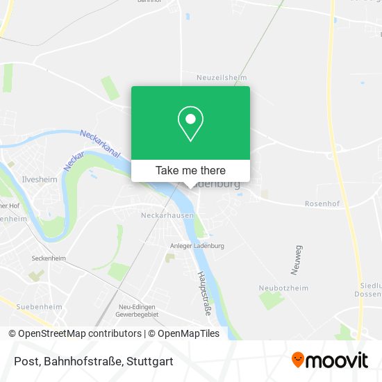 Post, Bahnhofstraße map