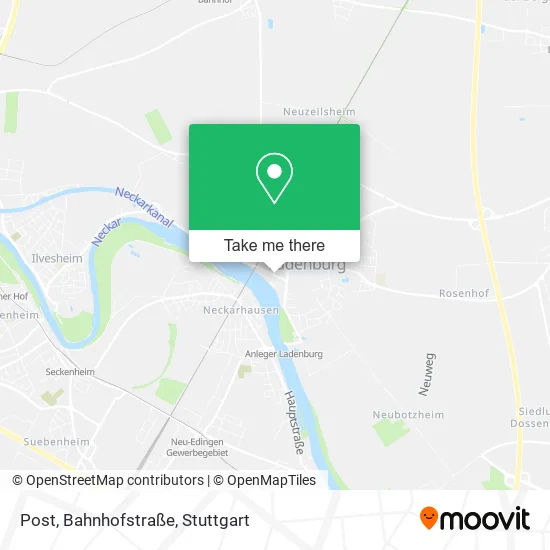 Карта Post, Bahnhofstraße