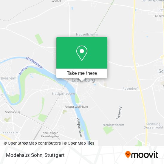 Modehaus Sohn map