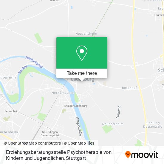 Erziehungsberatungsstelle Psychotherapie von Kindern und Jugendlichen map