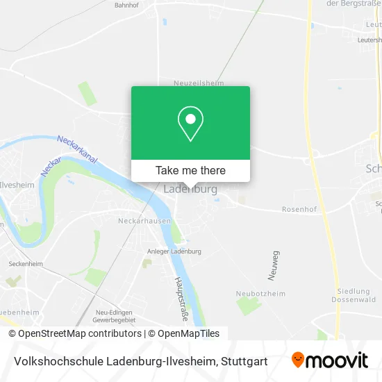 Карта Volkshochschule Ladenburg-Ilvesheim