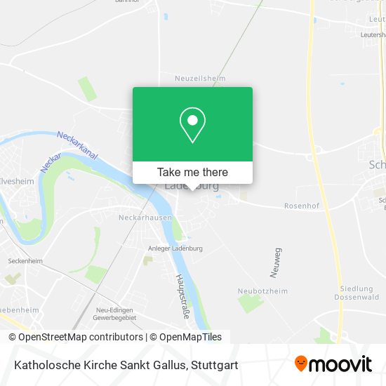 Katholosche Kirche Sankt Gallus map