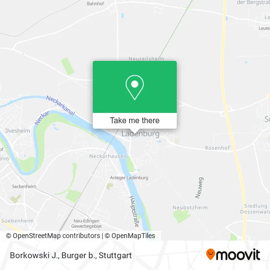 Карта Borkowski J., Burger b.