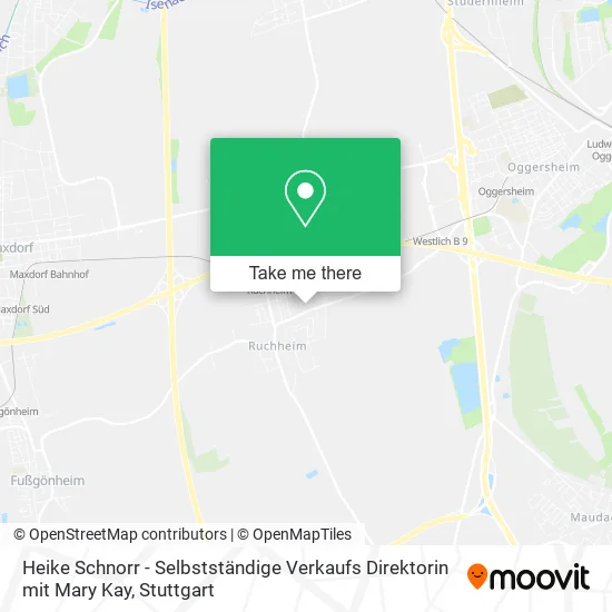 Карта Heike Schnorr - Selbstständige Verkaufs Direktorin mit Mary Kay