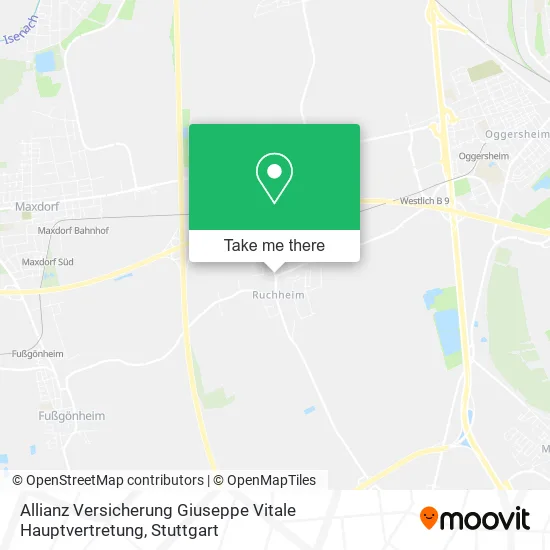 Карта Allianz Versicherung Giuseppe Vitale Hauptvertretung