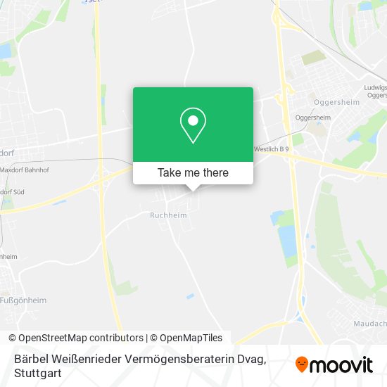 Bärbel Weißenrieder Vermögensberaterin Dvag map