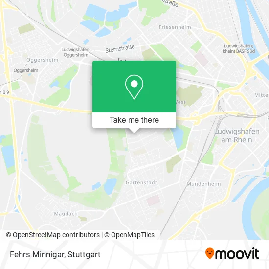 Карта Fehrs Minnigar