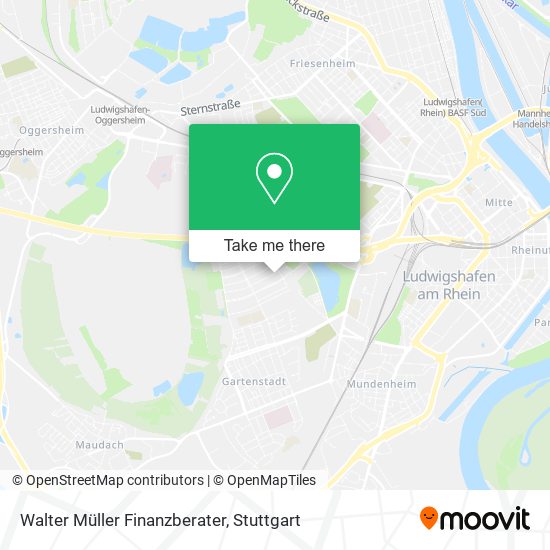 Walter Müller Finanzberater map