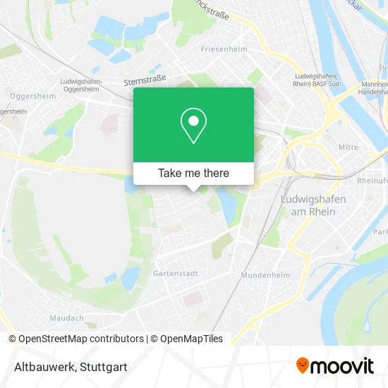 Карта Altbauwerk
