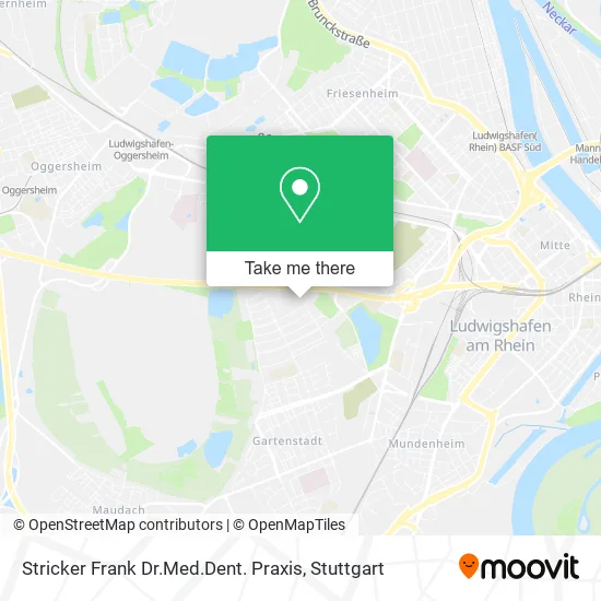 Карта Stricker Frank Dr.Med.Dent. Praxis