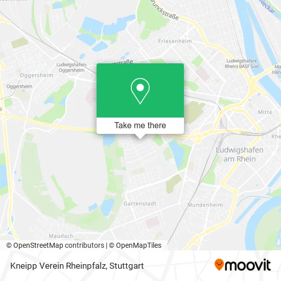 Карта Kneipp Verein Rheinpfalz