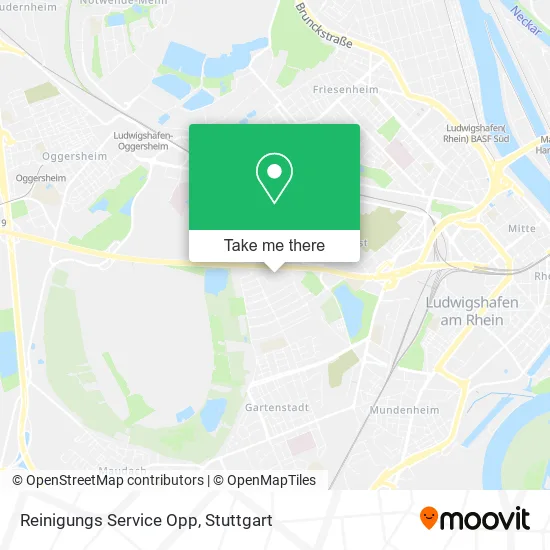 Карта Reinigungs Service Opp