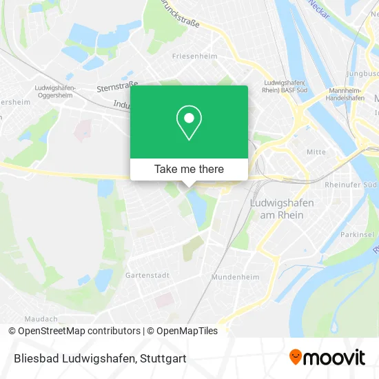 Карта Bliesbad Ludwigshafen