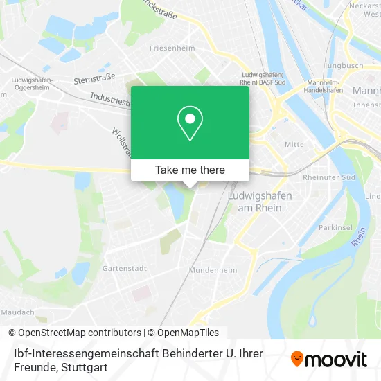 Карта Ibf-Interessengemeinschaft Behinderter U. Ihrer Freunde