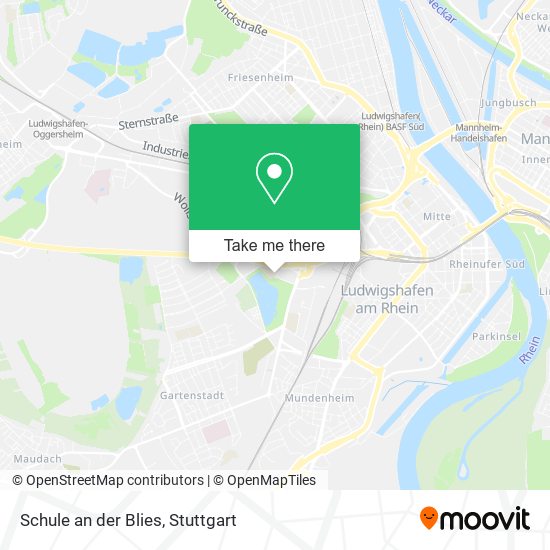 Schule an der Blies map