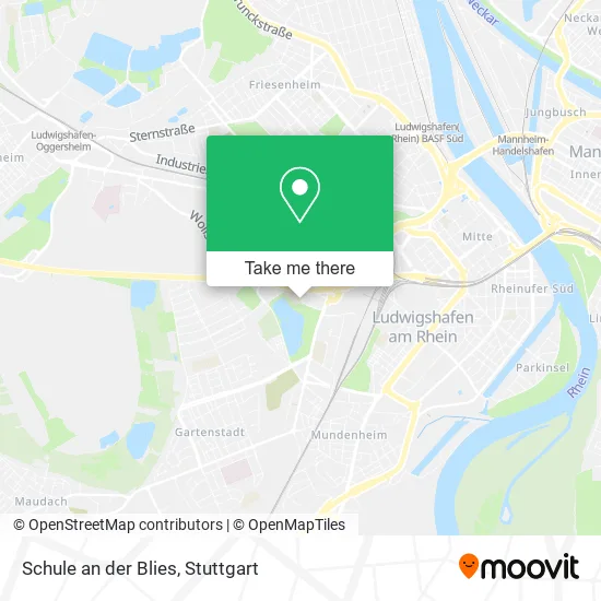 Карта Schule an der Blies