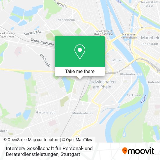 Interserv Gesellschaft für Personal- und Beraterdienstleistungen map