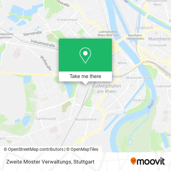 Карта Zweite Moster Verwaltungs