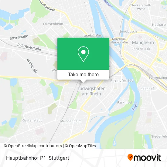 Карта Hauptbahnhof P1