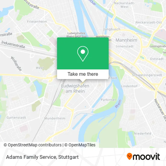 Карта Adams Family Service