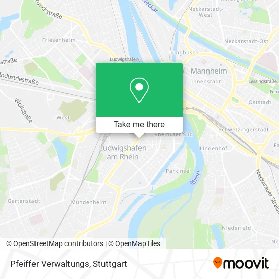 Карта Pfeiffer Verwaltungs