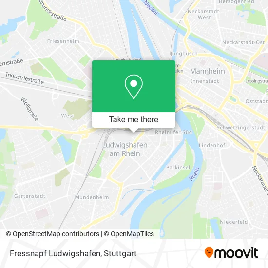 Карта Fressnapf Ludwigshafen