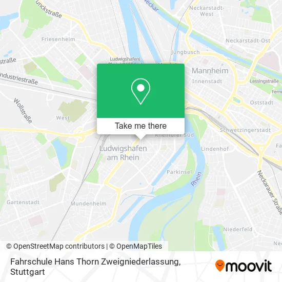 Карта Fahrschule Hans Thorn Zweigniederlassung