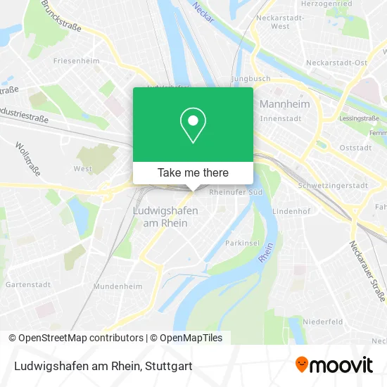 Карта Ludwigshafen am Rhein