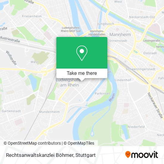 Карта Rechtsanwaltskanzlei Böhmer
