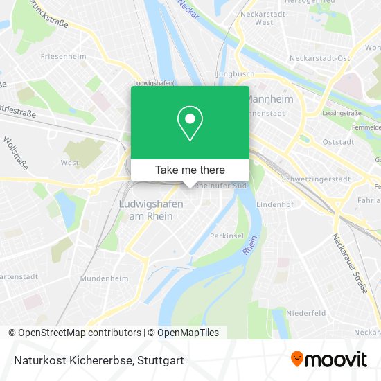 Naturkost Kichererbse map