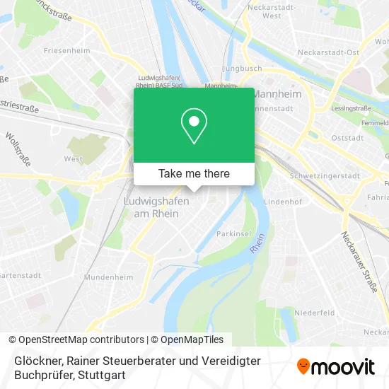 Карта Glöckner, Rainer Steuerberater und Vereidigter Buchprüfer