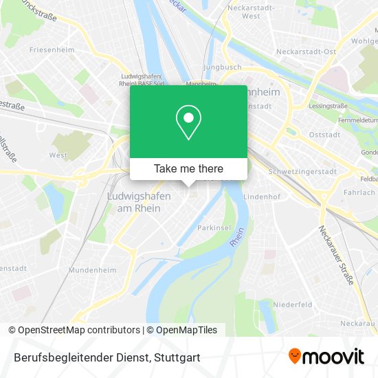 Berufsbegleitender Dienst map