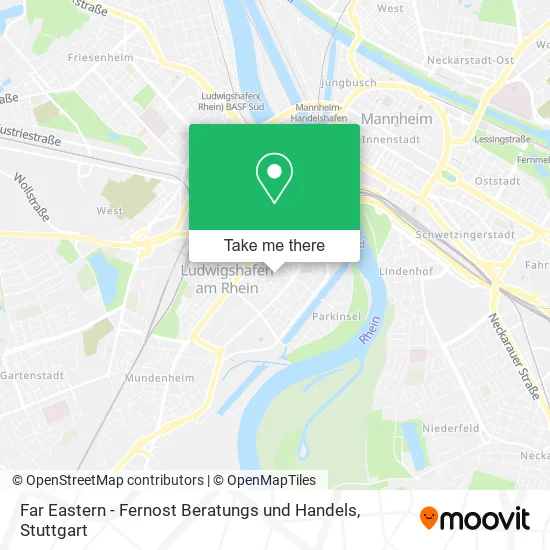 Карта Far Eastern - Fernost Beratungs und Handels