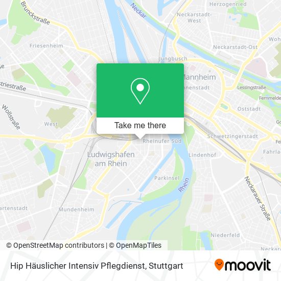 Hip Häuslicher Intensiv Pflegdienst map