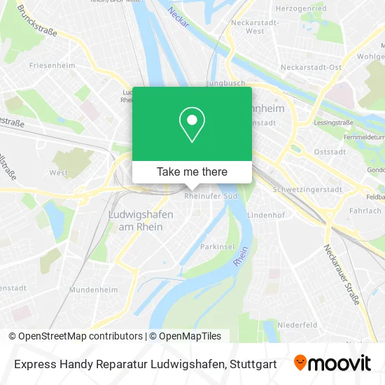 Карта Express Handy Reparatur Ludwigshafen