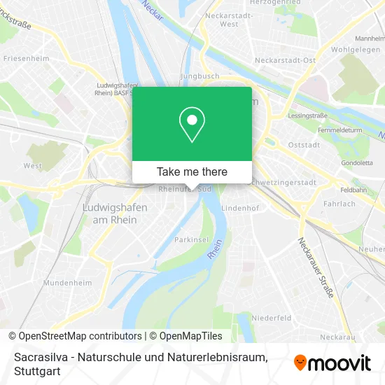 Карта Sacrasilva - Naturschule und Naturerlebnisraum