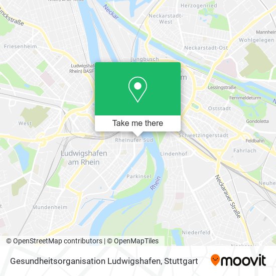 Gesundheitsorganisation Ludwigshafen map