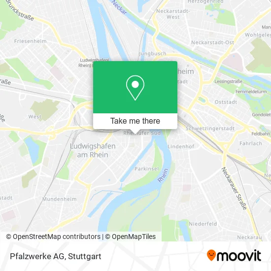 Карта Pfalzwerke AG