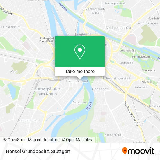 Карта Hensel Grundbesitz