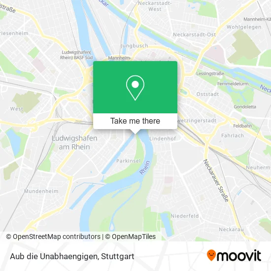 Карта Aub die Unabhaengigen