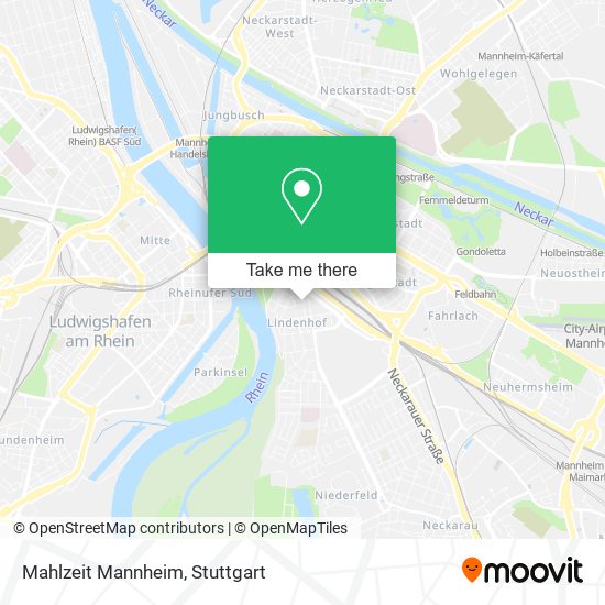 Mahlzeit Mannheim map