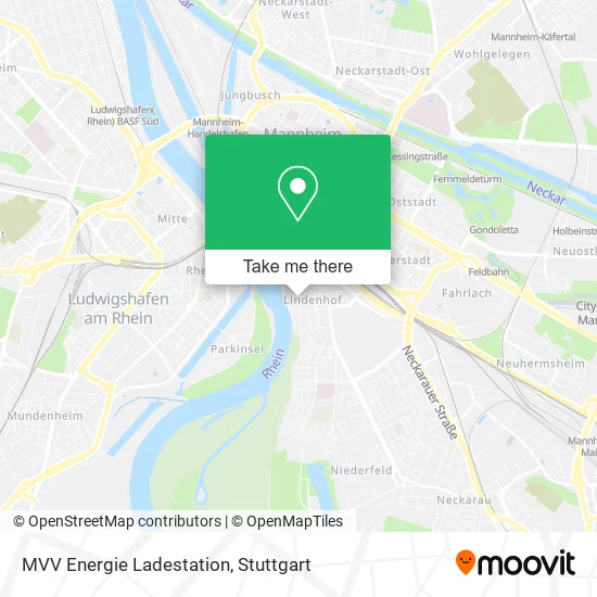 Карта MVV Energie Ladestation