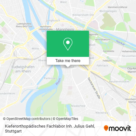 Карта Kieferorthopädisches Fachlabor Inh. Julius Gehl