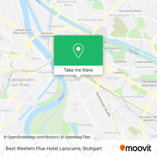 Карта Best Western Plus Hotel Lanzcarre