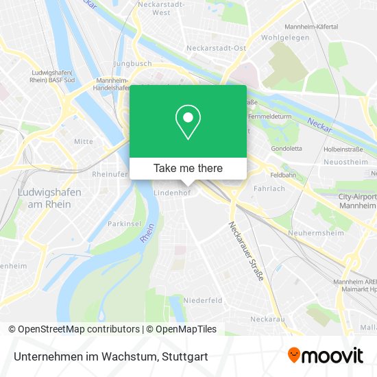 Unternehmen im Wachstum map