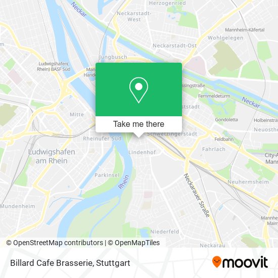 Карта Billard Cafe Brasserie