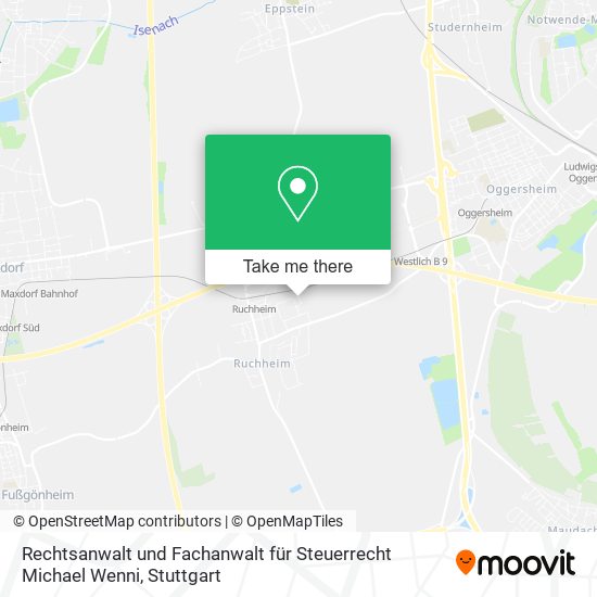 Rechtsanwalt und Fachanwalt für Steuerrecht Michael Wenni map