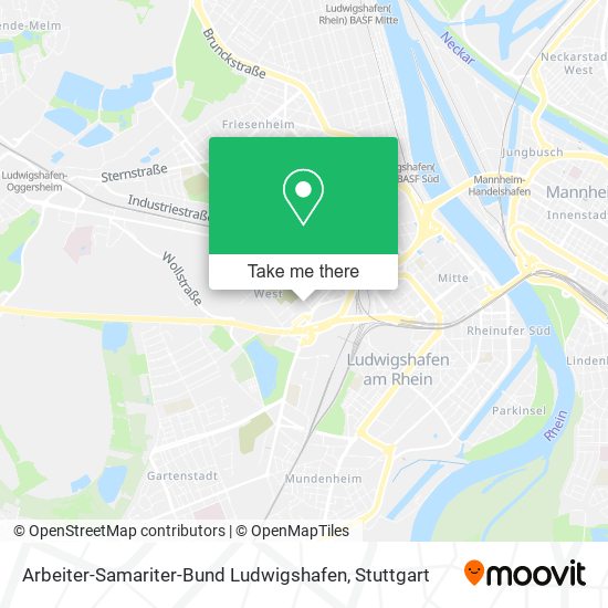 Карта Arbeiter-Samariter-Bund Ludwigshafen