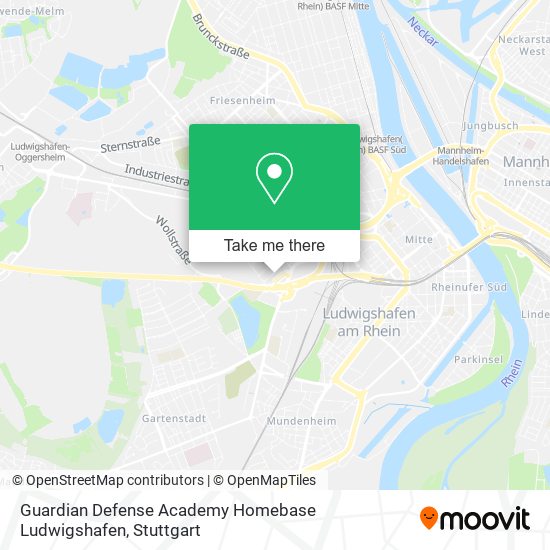 Guardian Defense Academy Homebase Ludwigshafen map