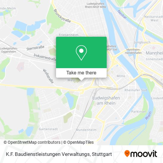 K.F. Baudienstleistungen Verwaltungs map